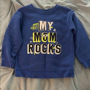 Garanimals Blue 'My Mom Rocks' Kids Sweatshirt
